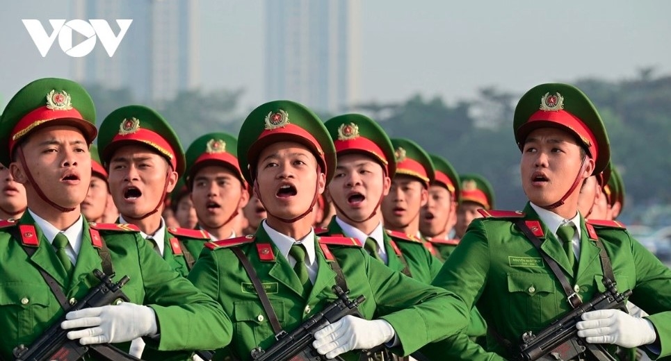 Public security forces ready for deployment to secure 14th National Party Congress